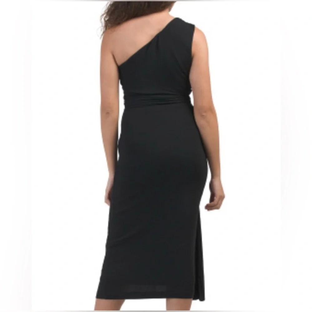 NWT BCBGMAXAZRIA One Shoulder Dress - Size Large - Picture 2 of 3
